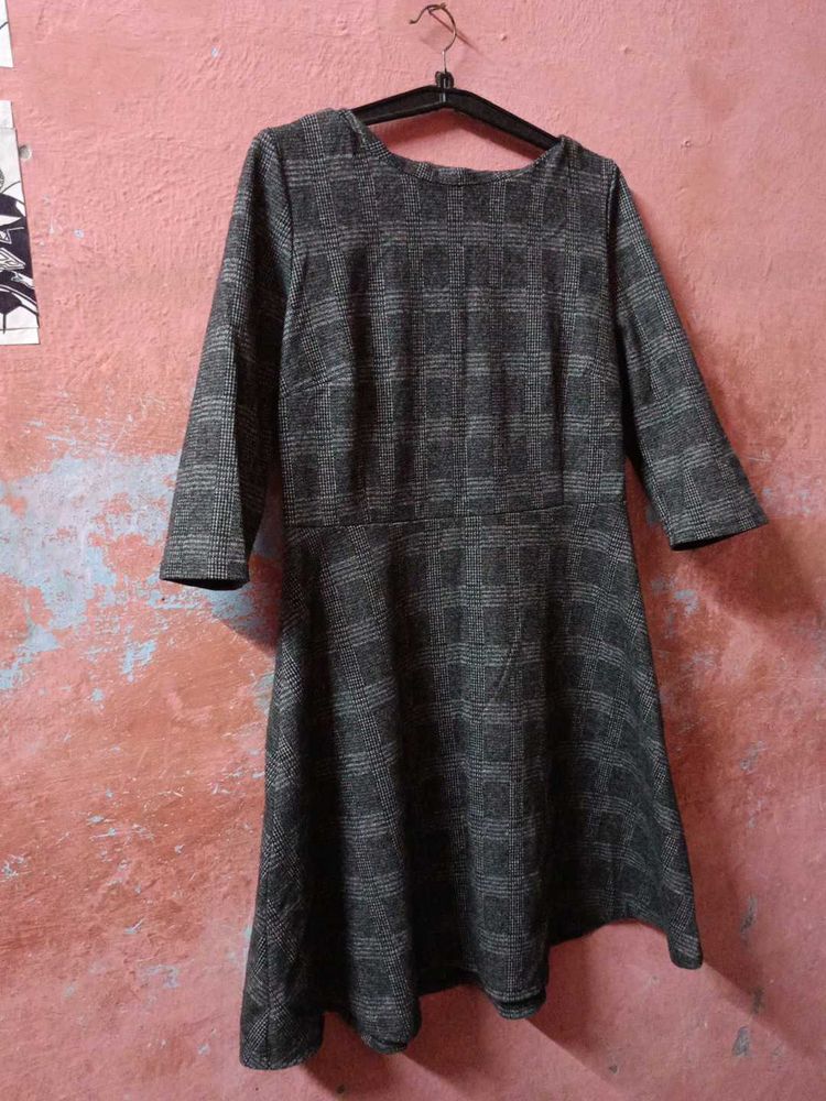 women glen plaid kurti