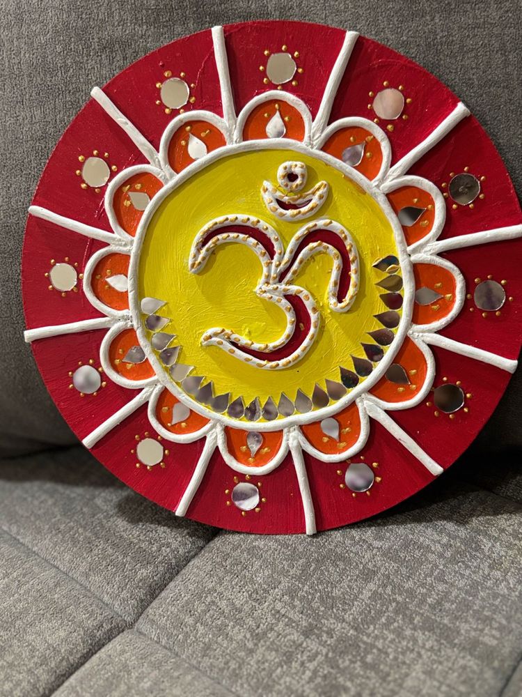 Handcrafted Om Wall Decor