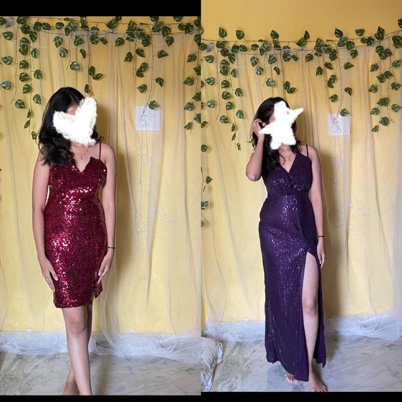 combo of Sequin Party Dresses
