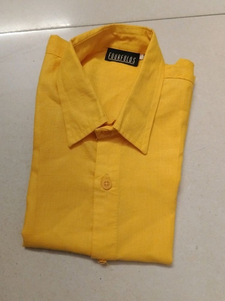 Yellow Full Sleeve Shirt