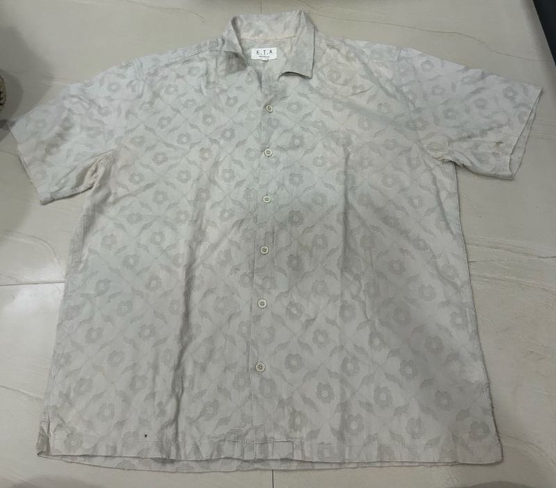 Men's Textured Short Sleeve Shirt