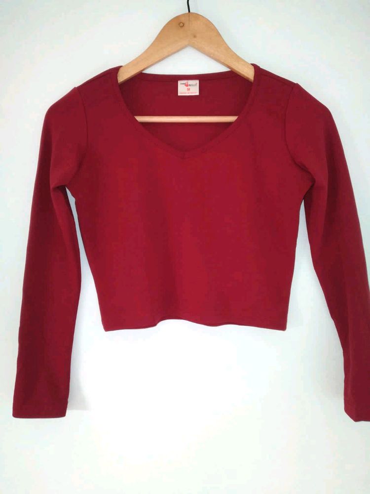 V-Neck Crop Top