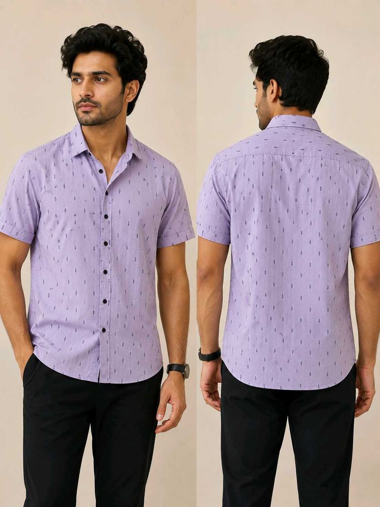 Men's Printed Short Sleeve Shirt