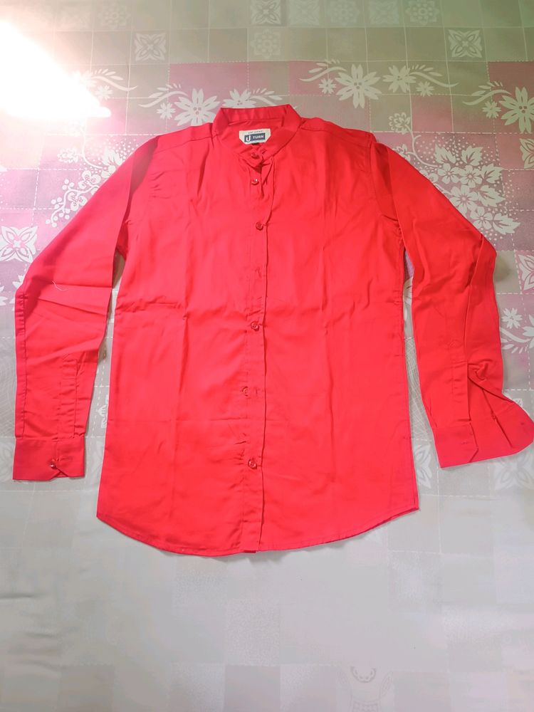Freedelivery🥳New Pure Cotton Blend Red Shirt