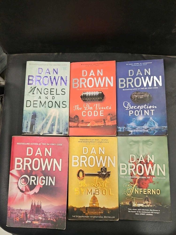 Dan Brown collection of books 5 titles