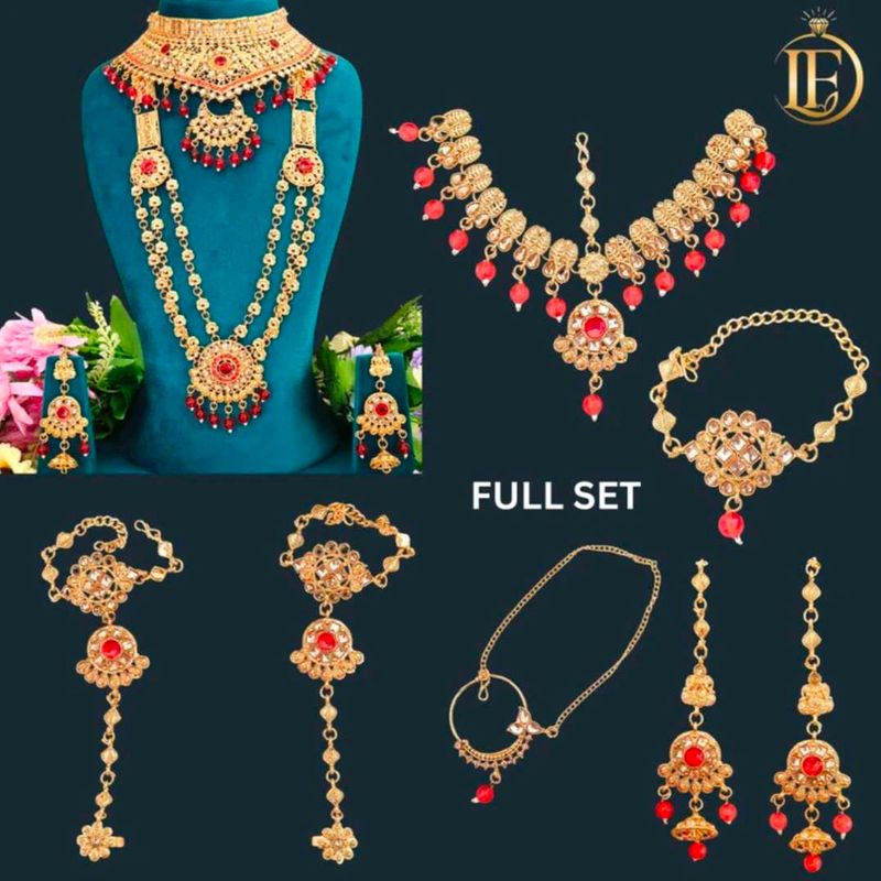 Exquisite Gold Plated Bridal Jewelry Set