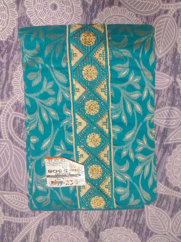 blue suit set unstitched