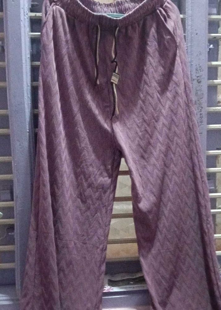 Stylish Chevron Pattern Palazzo Pants