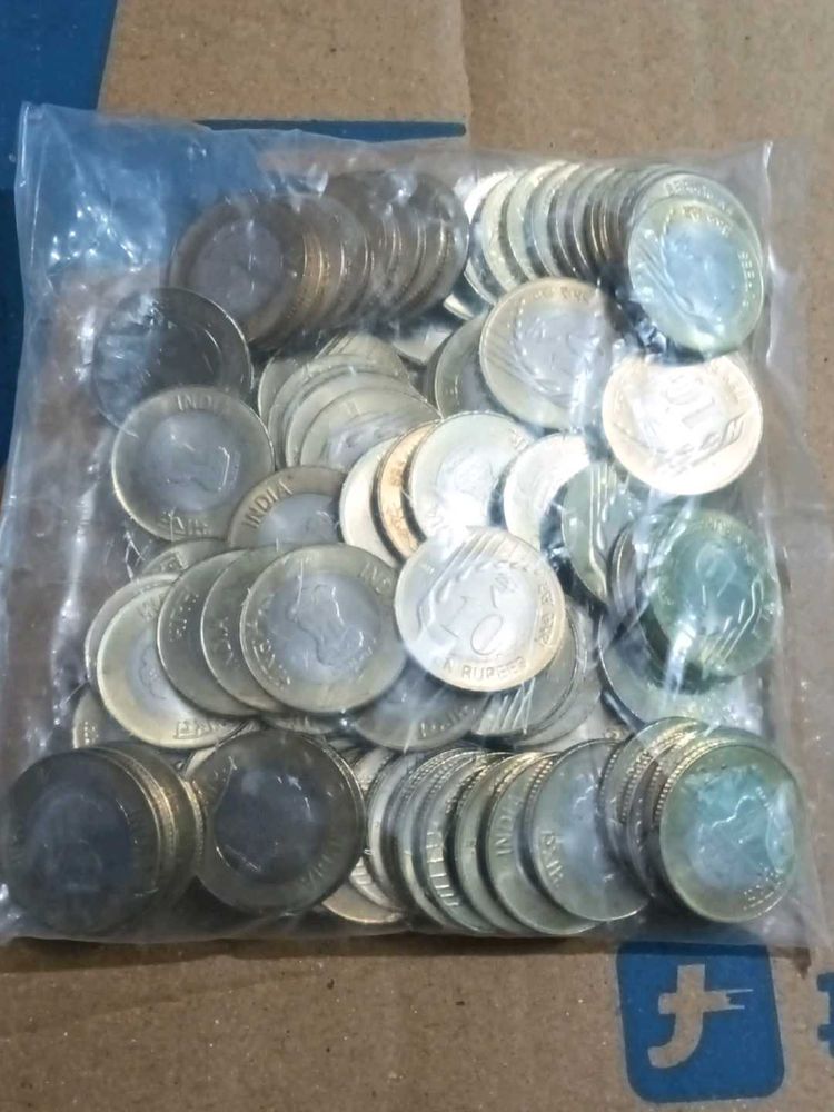 10 Rs Raindrop coin