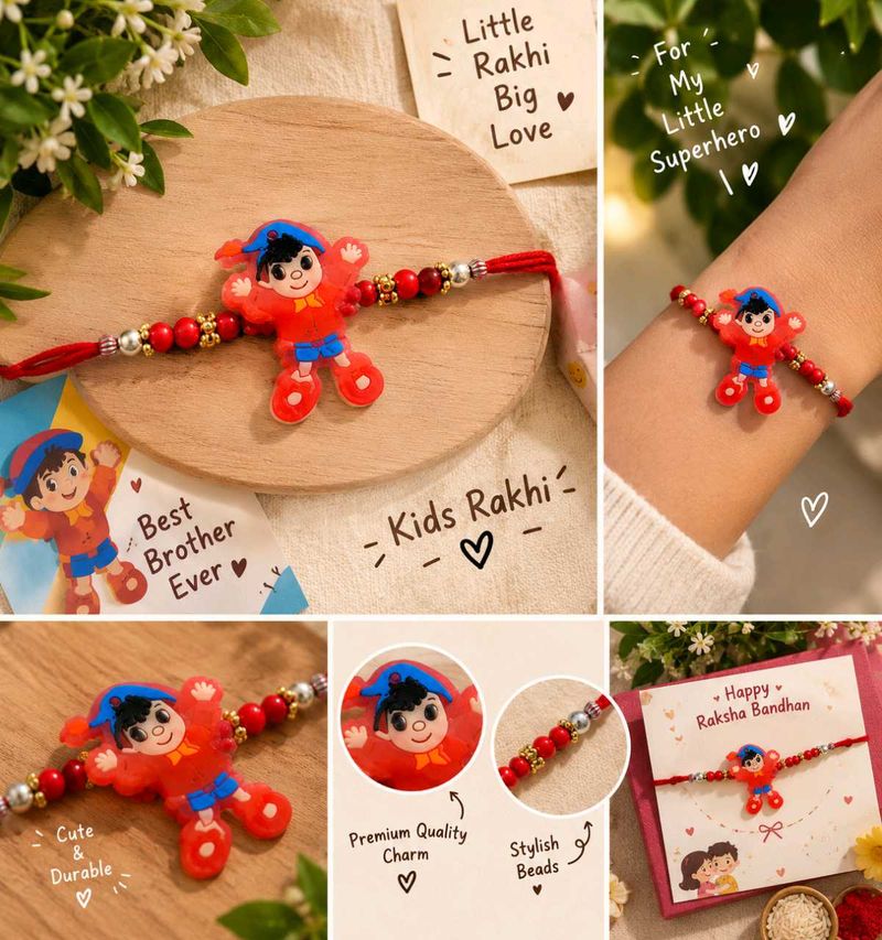 Cute Cartoon Rakhi for Kids