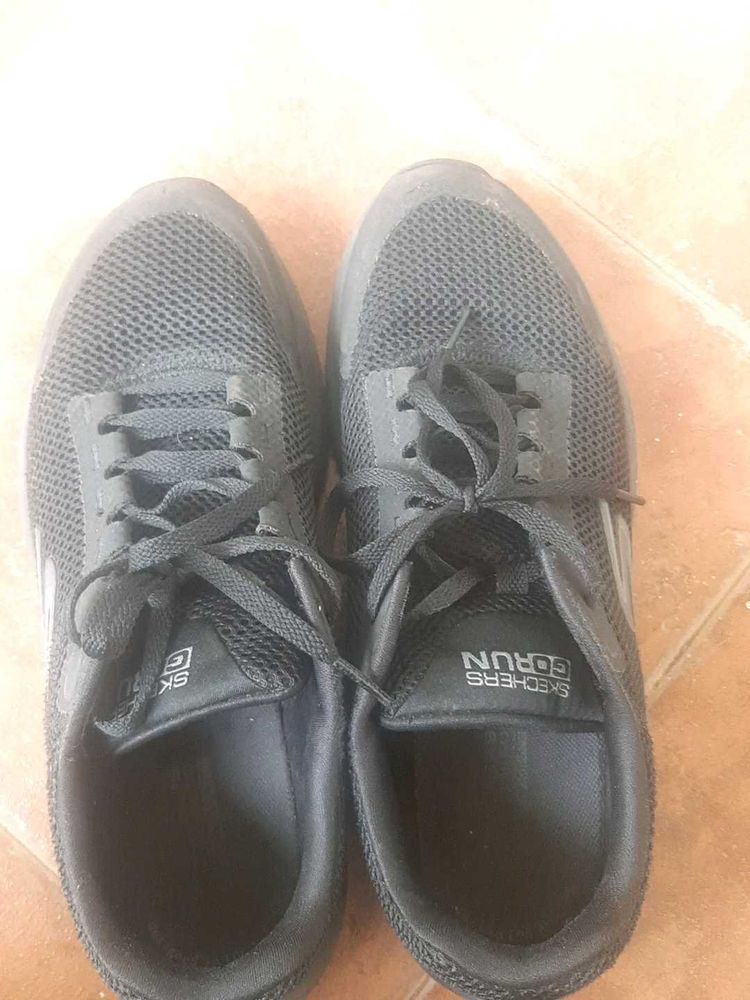 Skechers Go Run Black Sneakers