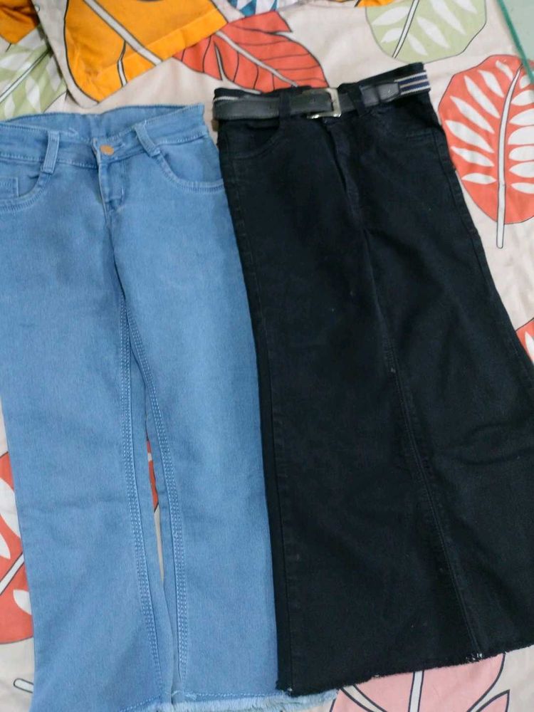 once used Denim Jeans &amp; Pants Set