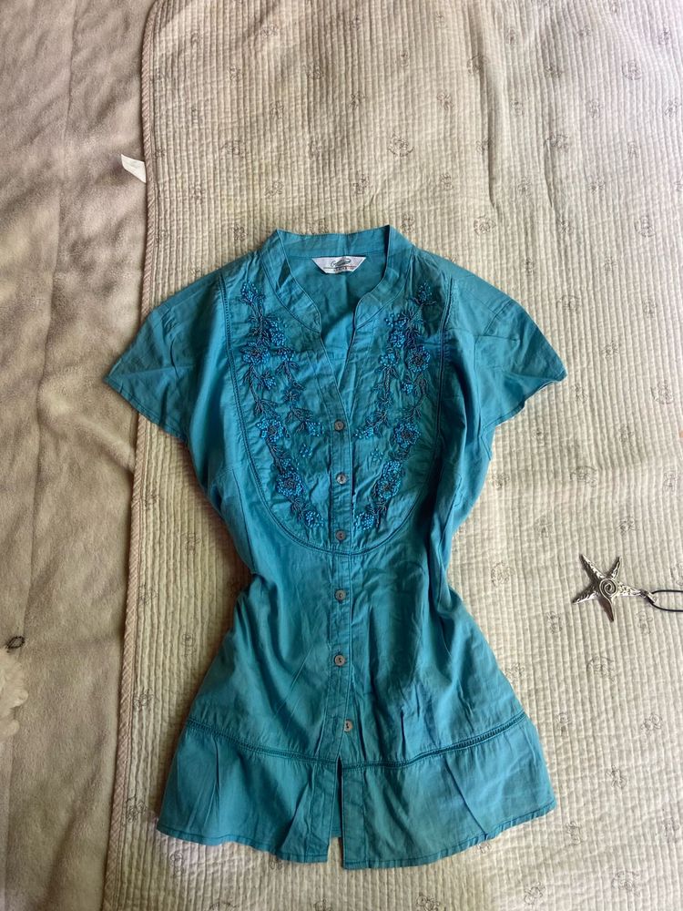 embroidery beads stone shirt