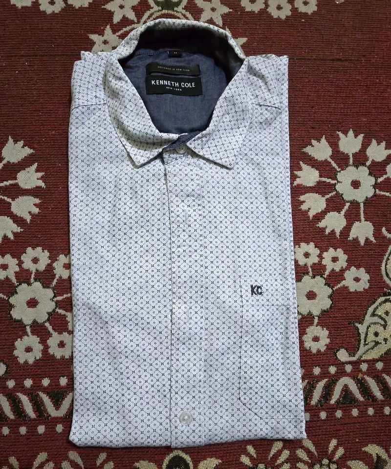Classic White Dotted Men's Shirt