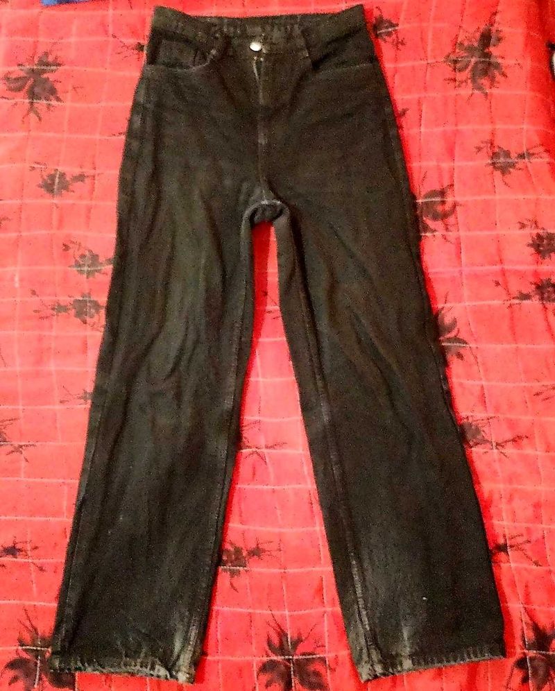 Black Wide Leg Jeans