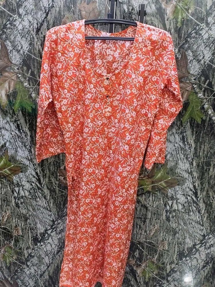 Vibrant Floral Print Kurta pant