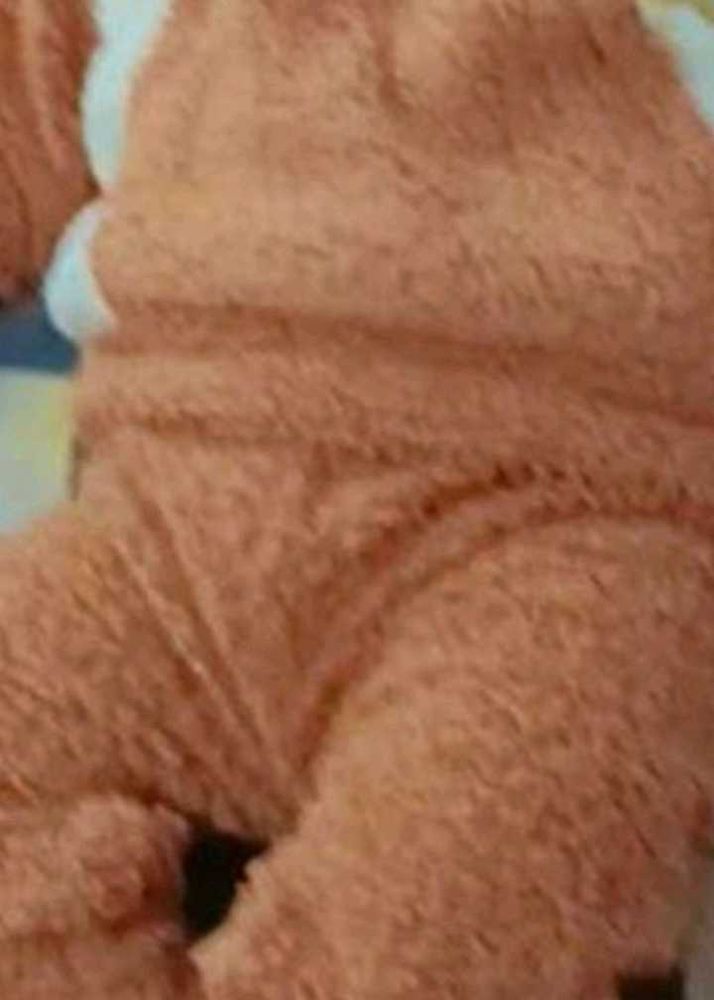 Cozy Brown Baby Onesie
