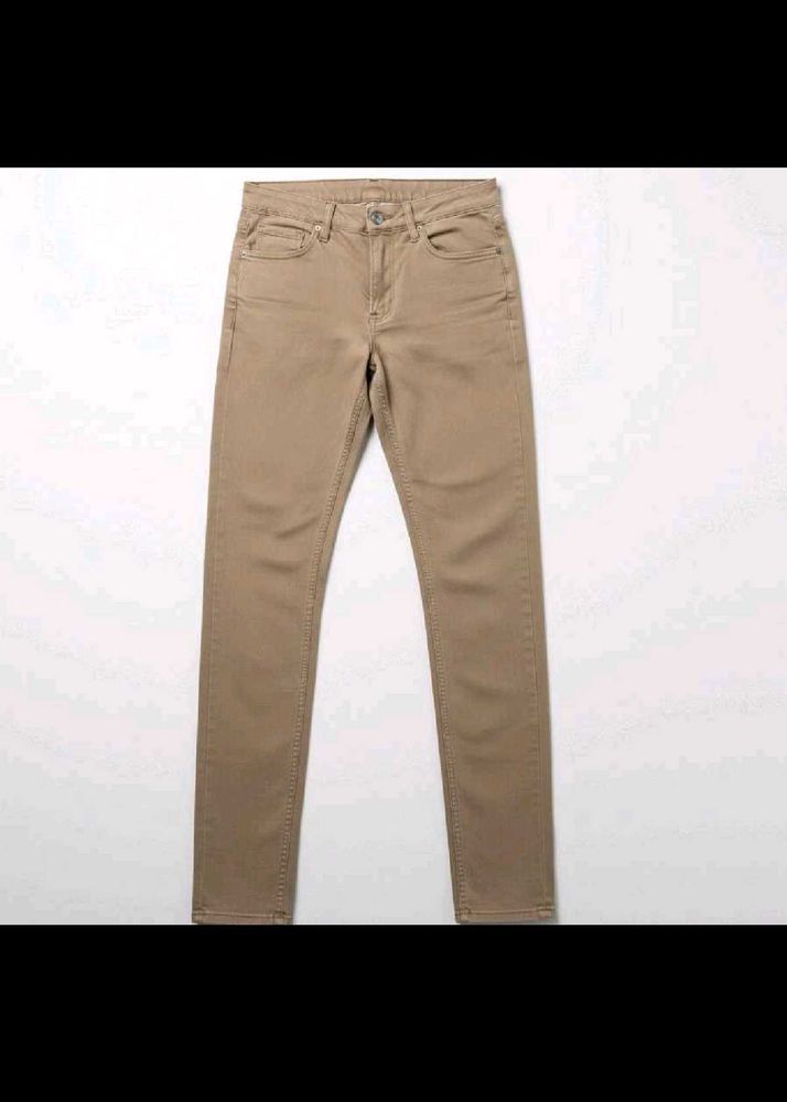 Classic Tan Skinny Fit Jeans