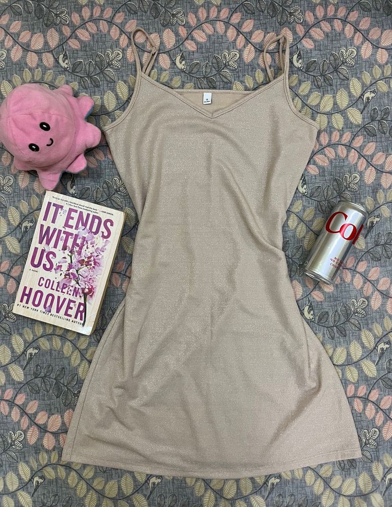 Sparkly Camisole Mini Dress