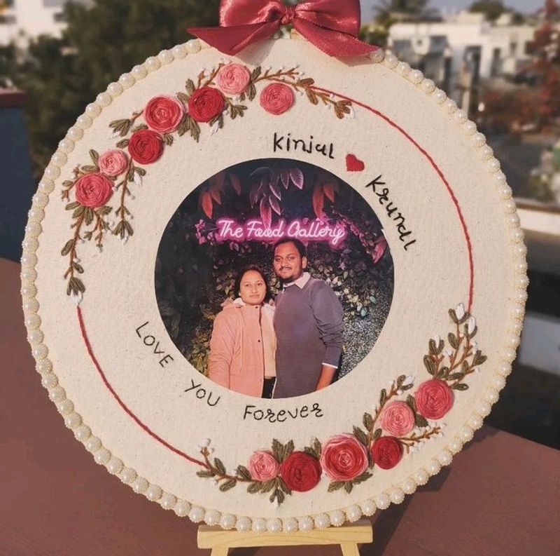 Photo Embroidery Hoop