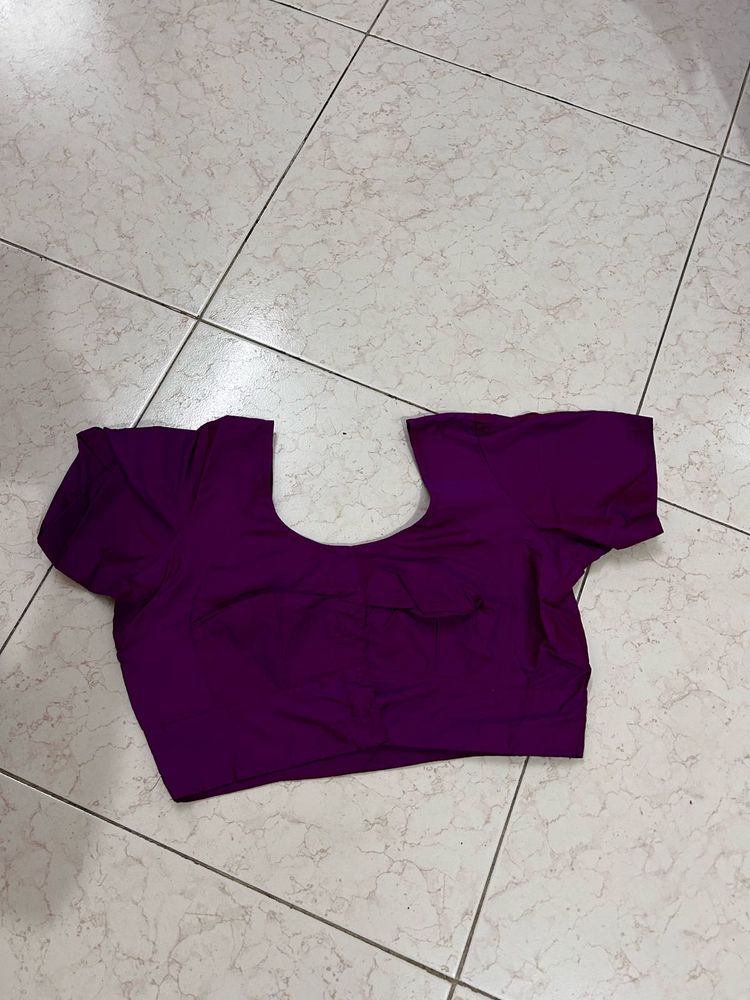 Solid Purple Blouse