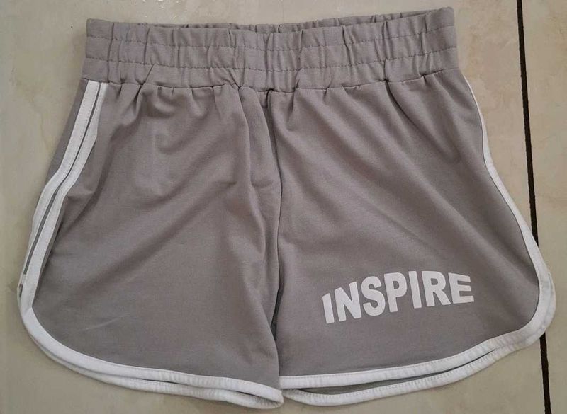 Grey 'Inspire' Shorts