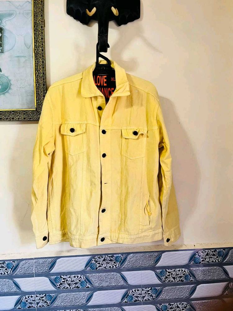 Yellow Denim Jacket