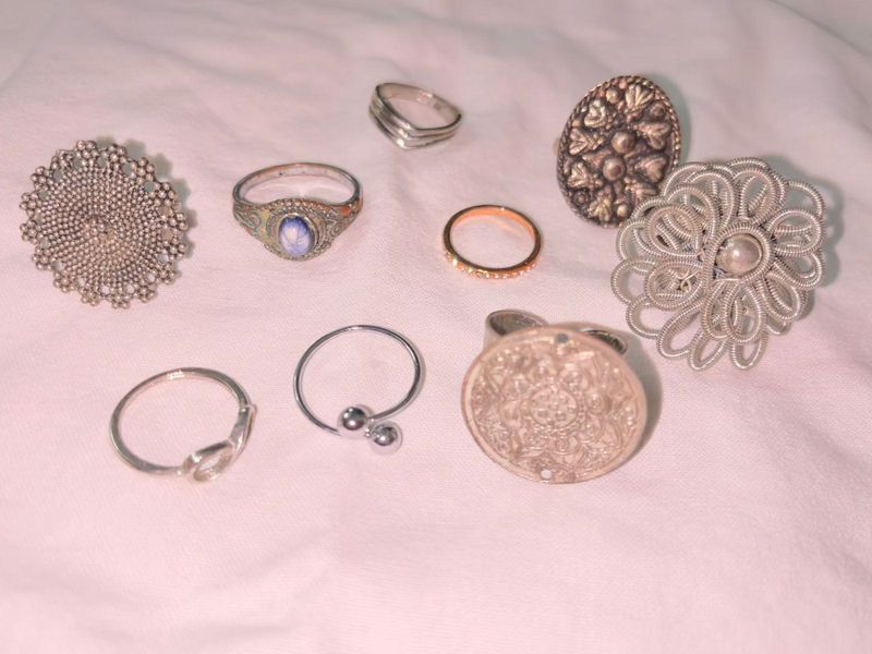 Vintage Rings Set of 9