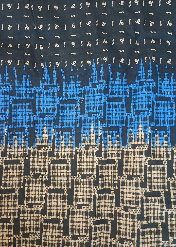 Black Pure Cotton Fabric (4.5 mtrs)