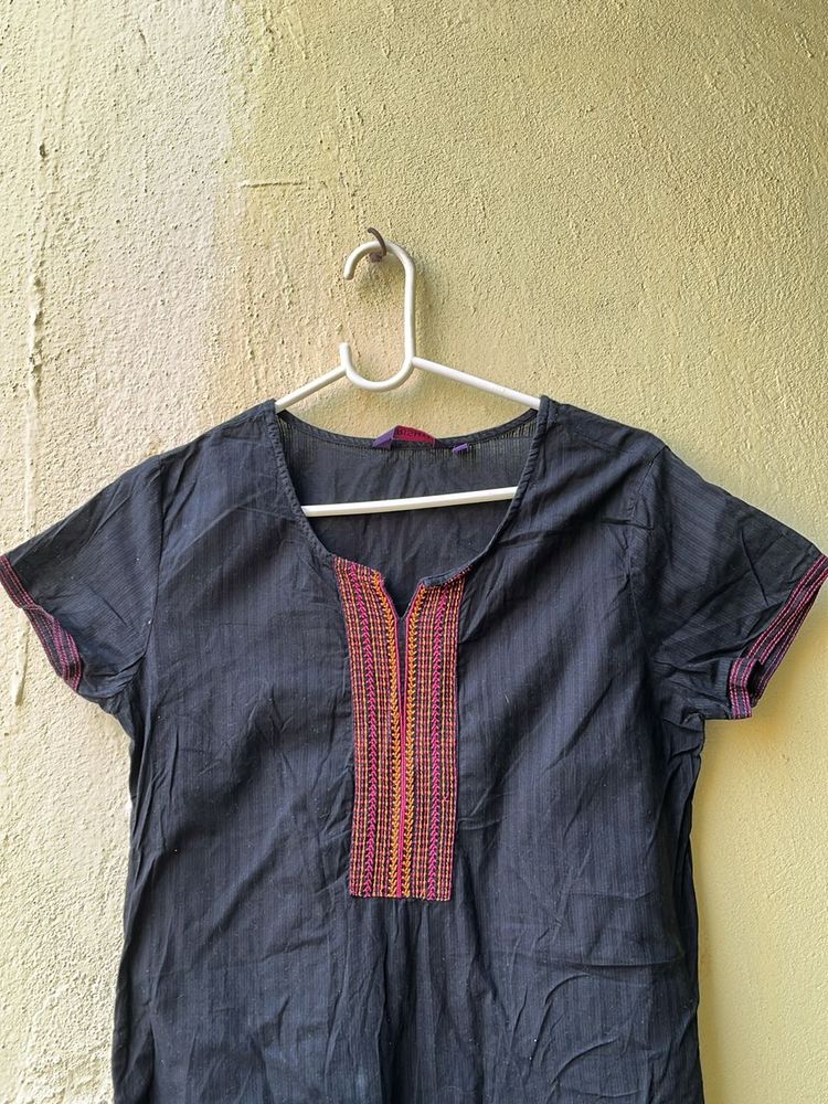Brand New Shrishti embroidered cotton kurta😍