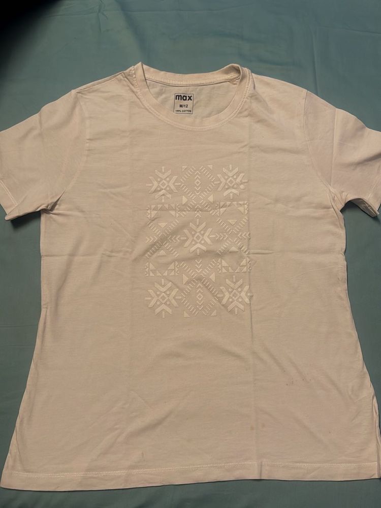 Max White Graphic T-Shirt