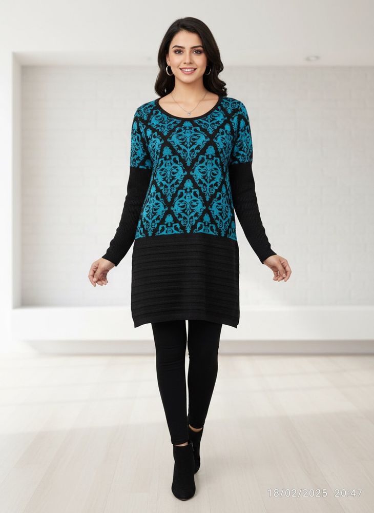 Patterned Tunic Top