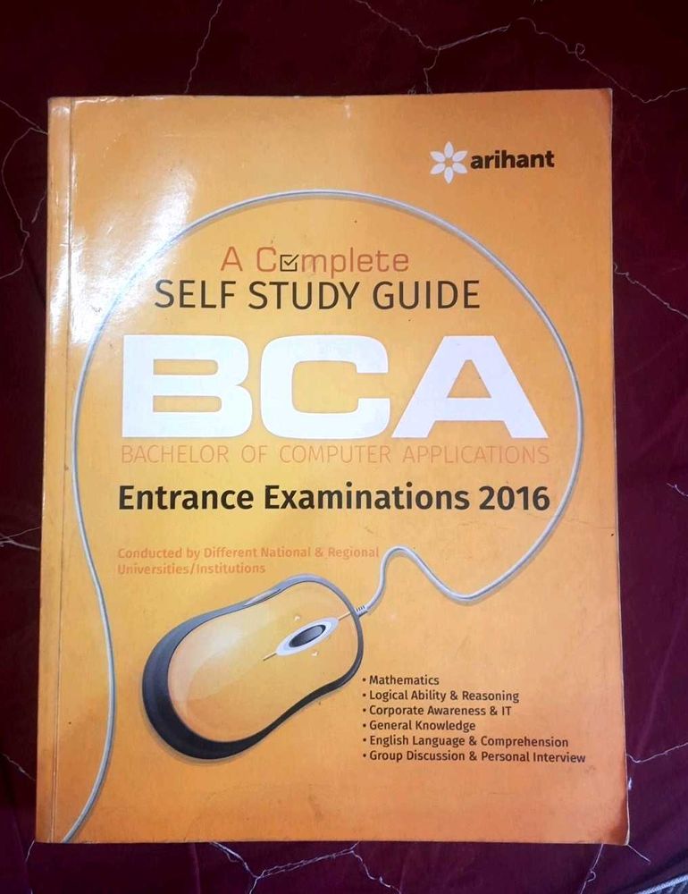 Arihant BCA Entrance Exam Guide 2016