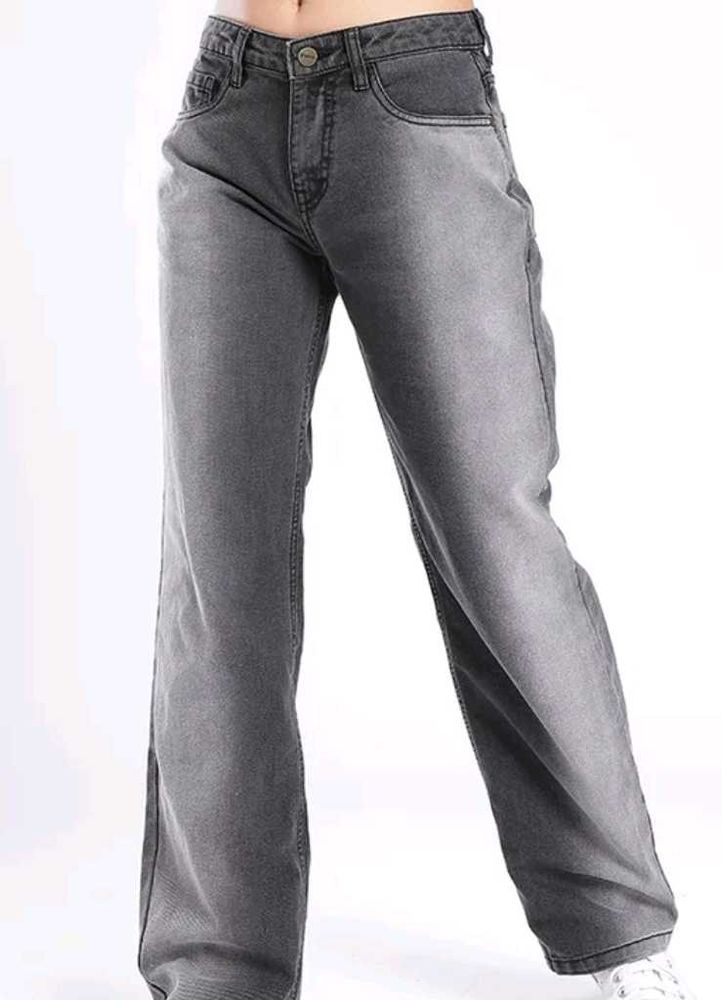Glitchez low waist heavy fade Jeans