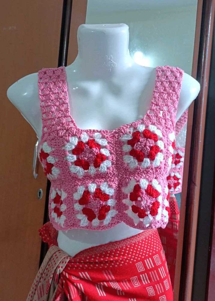 Cotton Chrochet Top 🌷