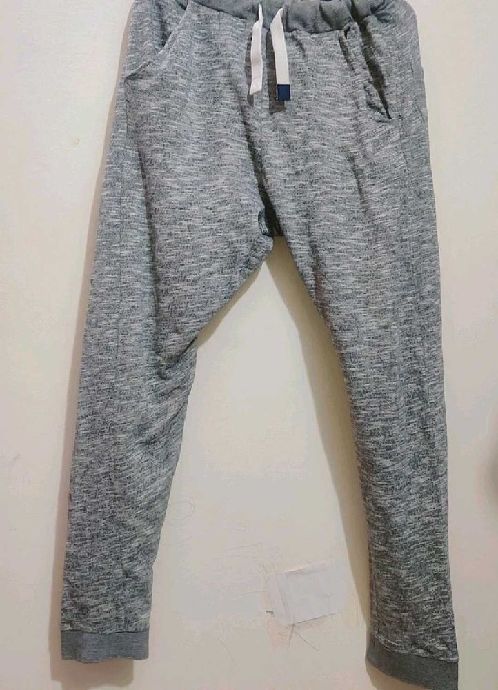 Grey Color Winter Lower Pyjama For 30 Waist