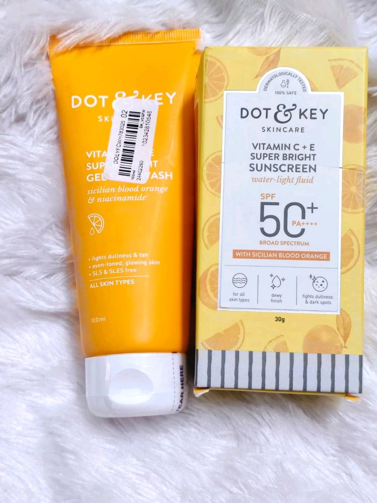 Dot &amp; Key Vitamin C Sunscreen And Face Wash