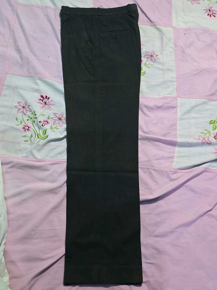 Classic Black Straight Leg Trousers