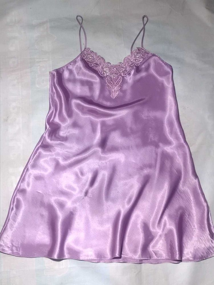 silk crepNightgown Slip Dress