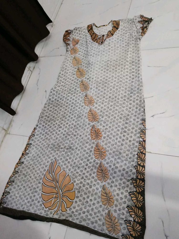 Comfortable Printed Nightgown