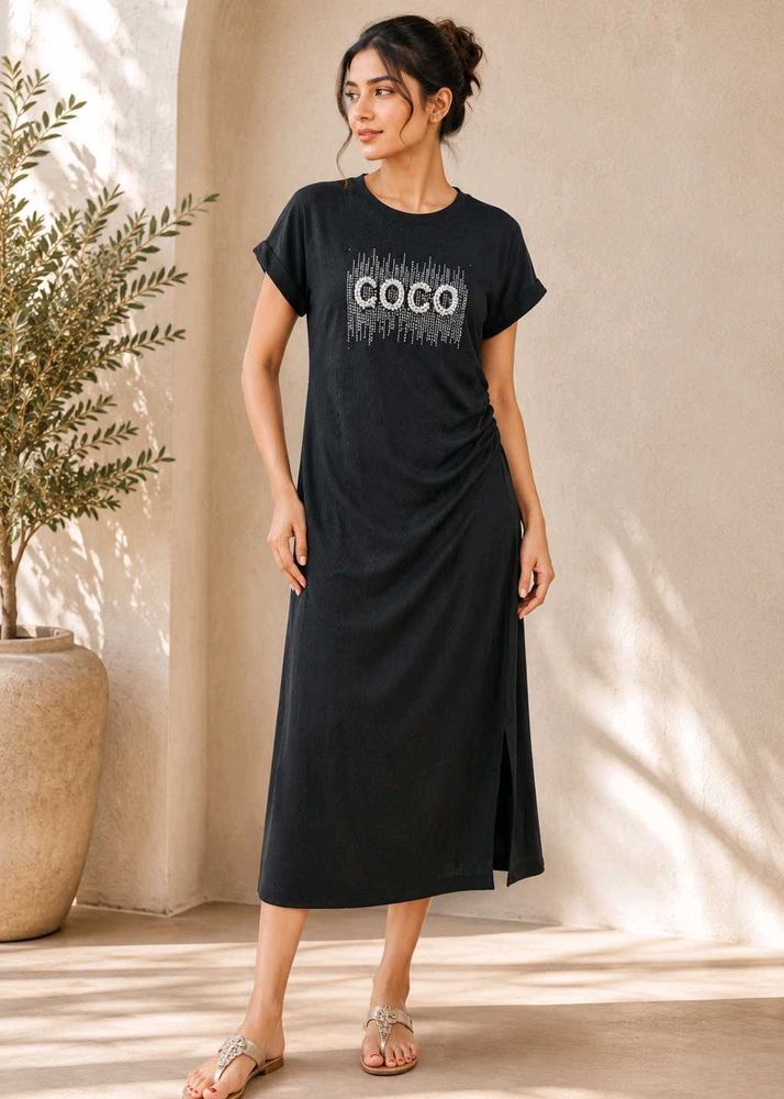 Stylish Grey COCO Maxi Dress