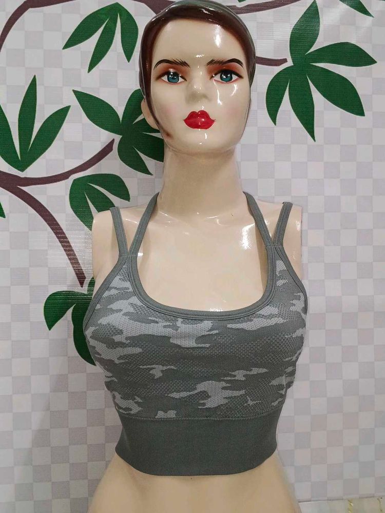 (100) Camo Sports Bra