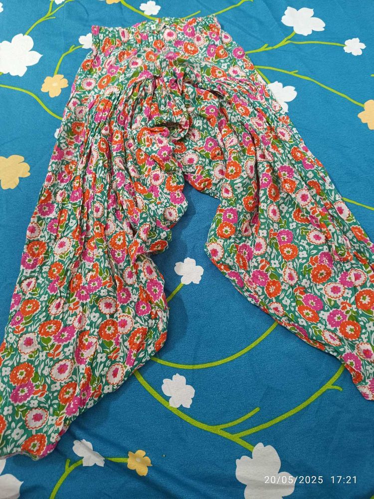 2-4 Age Girl Full Gathered Patiala+dupatta