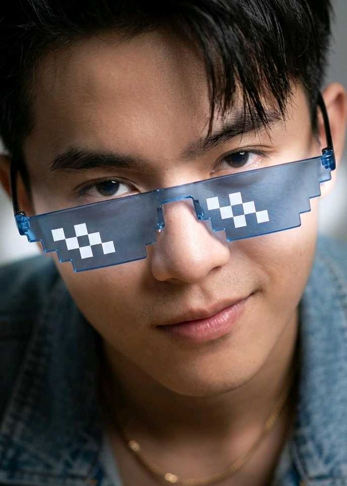 TRENDY PIXEL THUG LIFE SUNGLASSES 😎