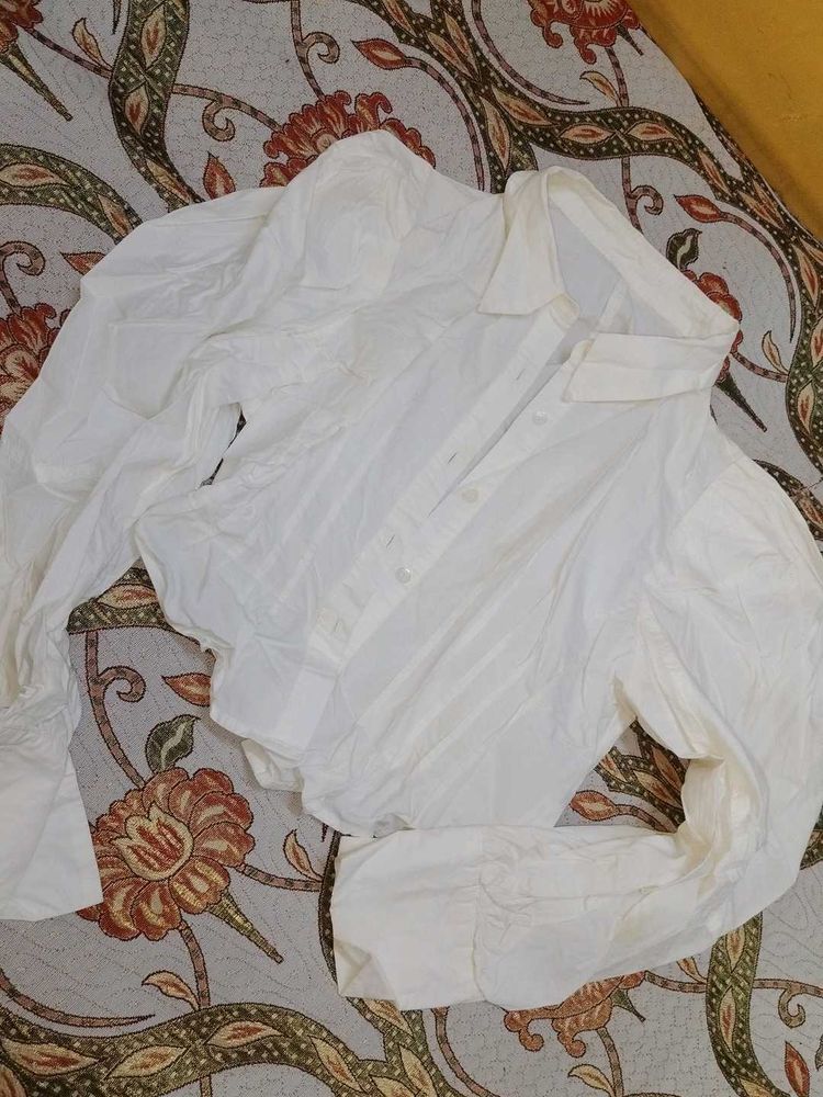 Classic White Collared Shirt