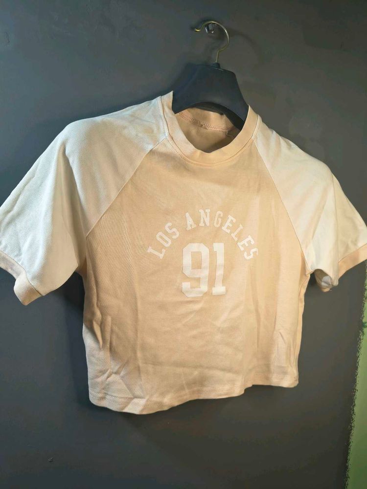 Retro Los Angeles 91 Cropped Tee