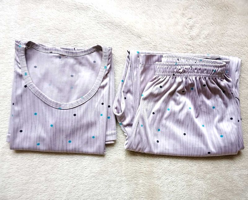 Comfy Dot Print Pajama Set