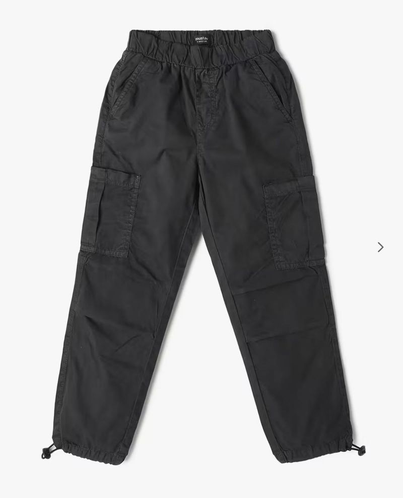 Cargo Pants - Black for boys