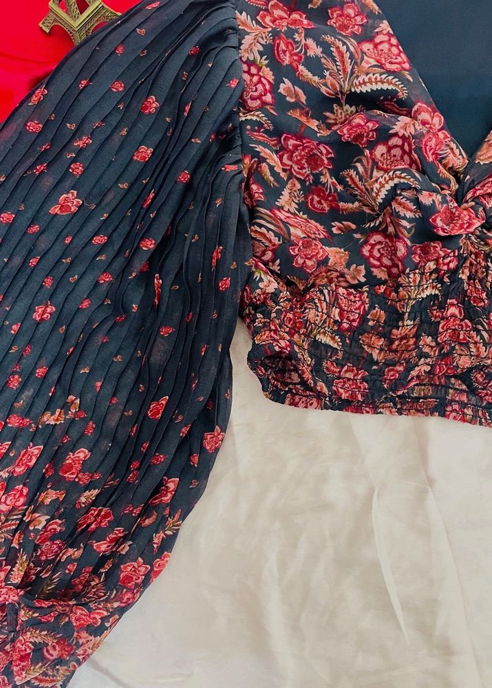 Floral Print Blouse
