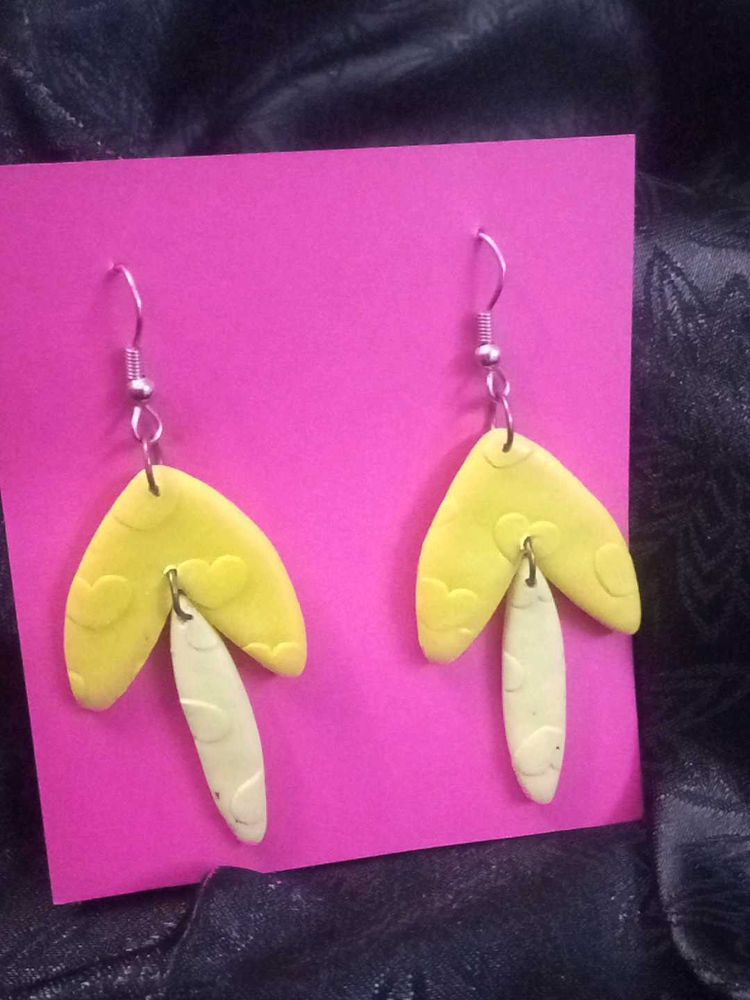 Funky Handmade Clay Earrings